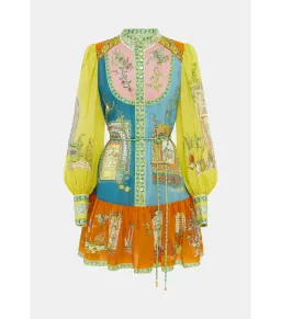 Alemais Monti Mini Dress Multi Size AU 10 for rent on The Volte - image 5