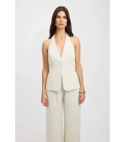 Kookai Maria Vest Top Quick Sand Size 38 / AU 10 for rent on The Volte - image 2