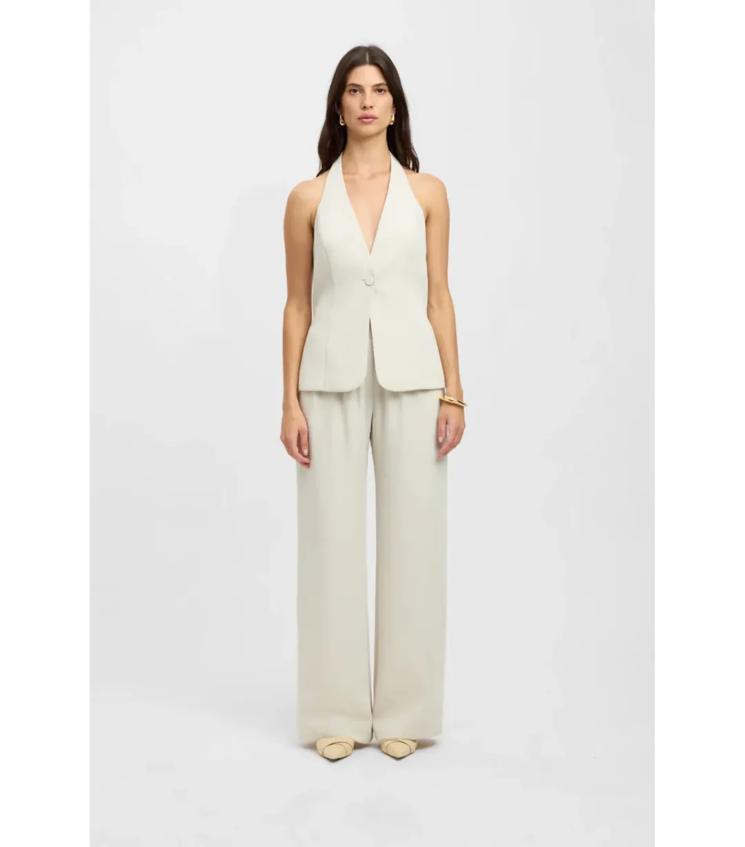 Kookai Maria Vest Top Quick Sand Size 38 / AU 10 for rent on The Volte - main image