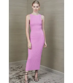 Bec & Bridge White Water Midi Dress in Bubblegum Size AU 8 for rent on The Volte - image 2
