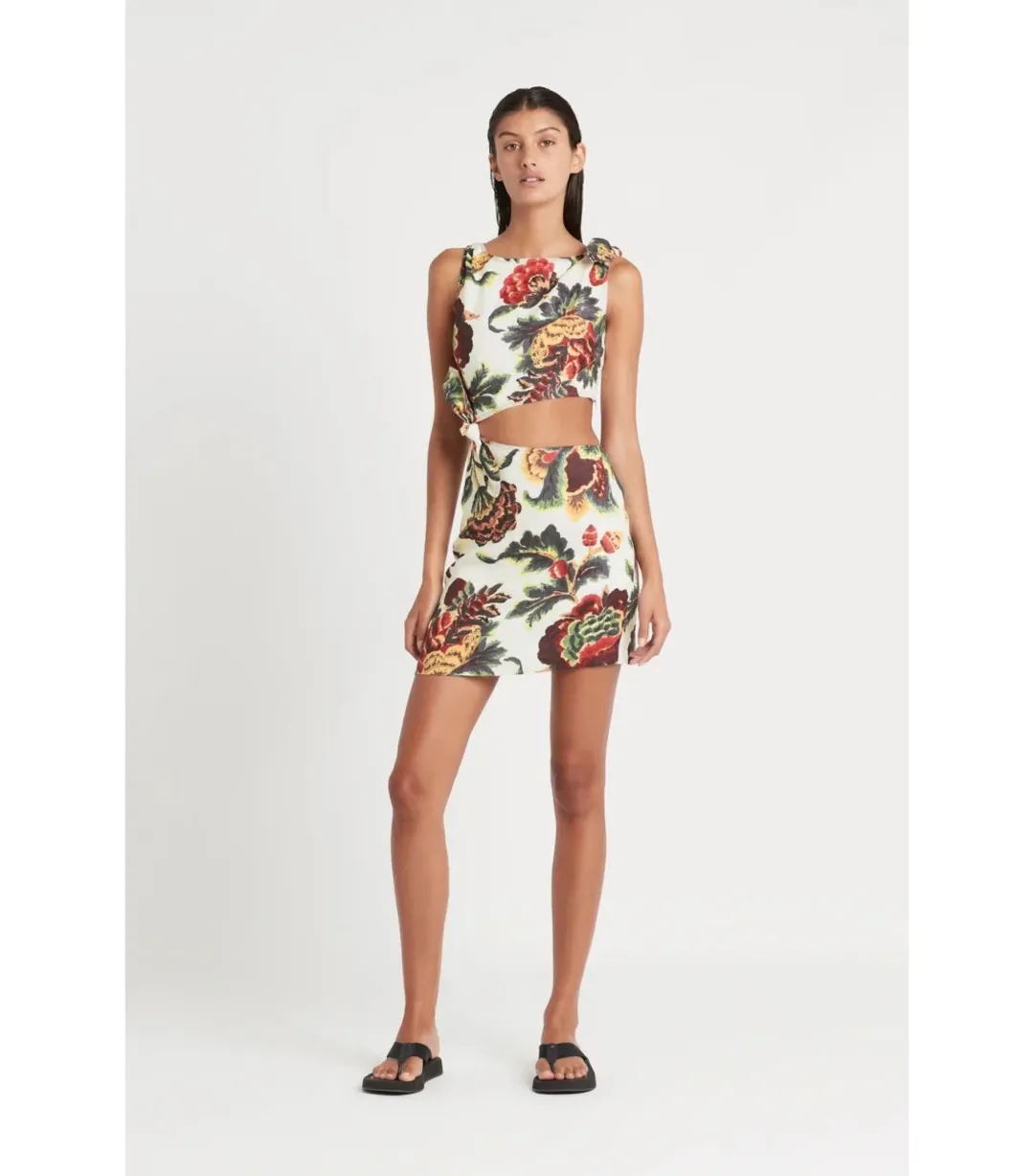 Sir The Label Ambroise Mini Dress in Floral Size 2 / AU 10 for rent on The Volte - main image