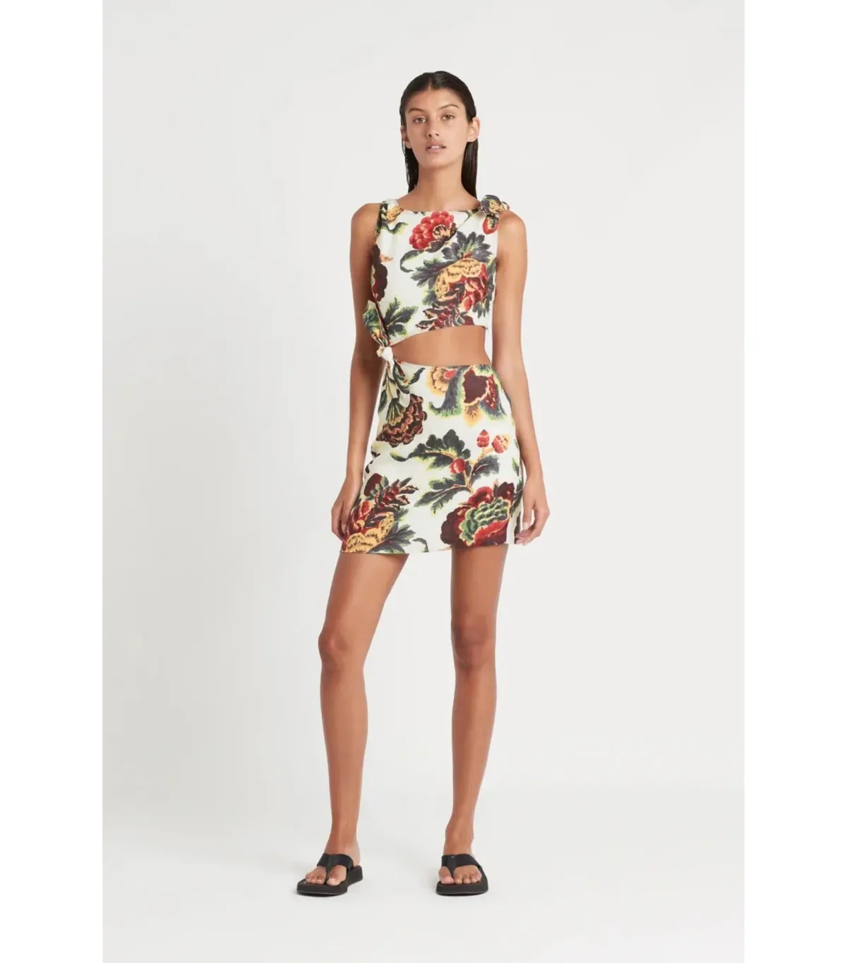 Sir The Label Ambroise Mini Dress in Floral Size 2 / AU 10 for rent on The Volte - main image