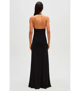 Misha Jennifer Cupro Maxi Dress in Black Size S / AU 8 for rent on The Volte - image 4