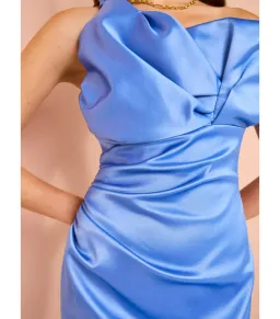 Rachel Gilbert Larna Gown Cornflower Blue Size 3 / AU 12  for rent on The Volte - image 2