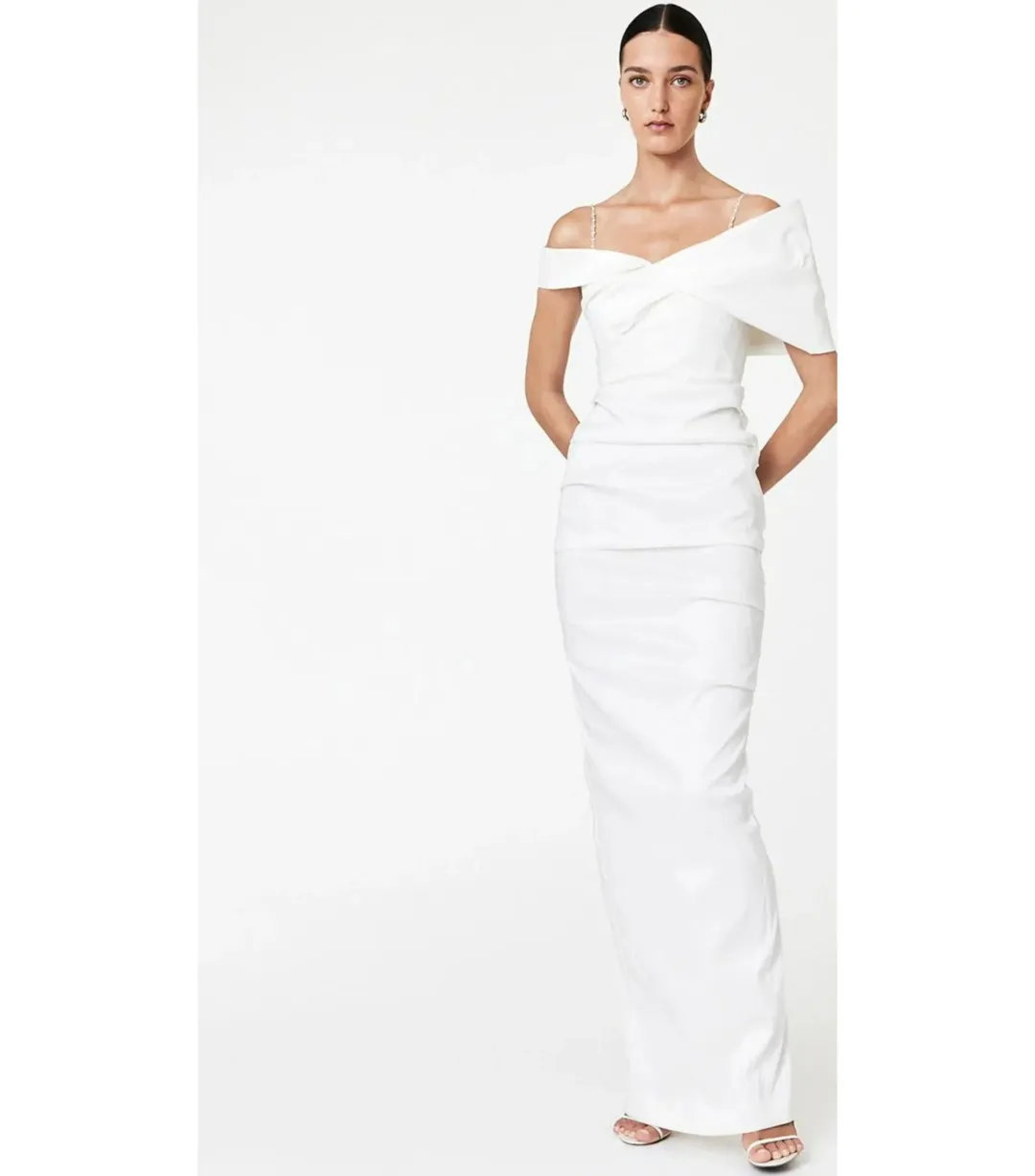 Rachel Gilbert Dahli Gown Ivory Size 1 / AU 8 for rent on The Volte - main image