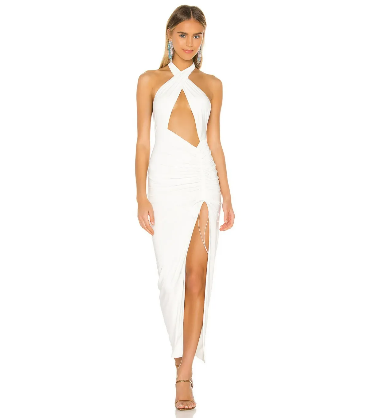 Natalie Rolt Sasha Gown White Size 2 / AU 10 for rent on The Volte - main image