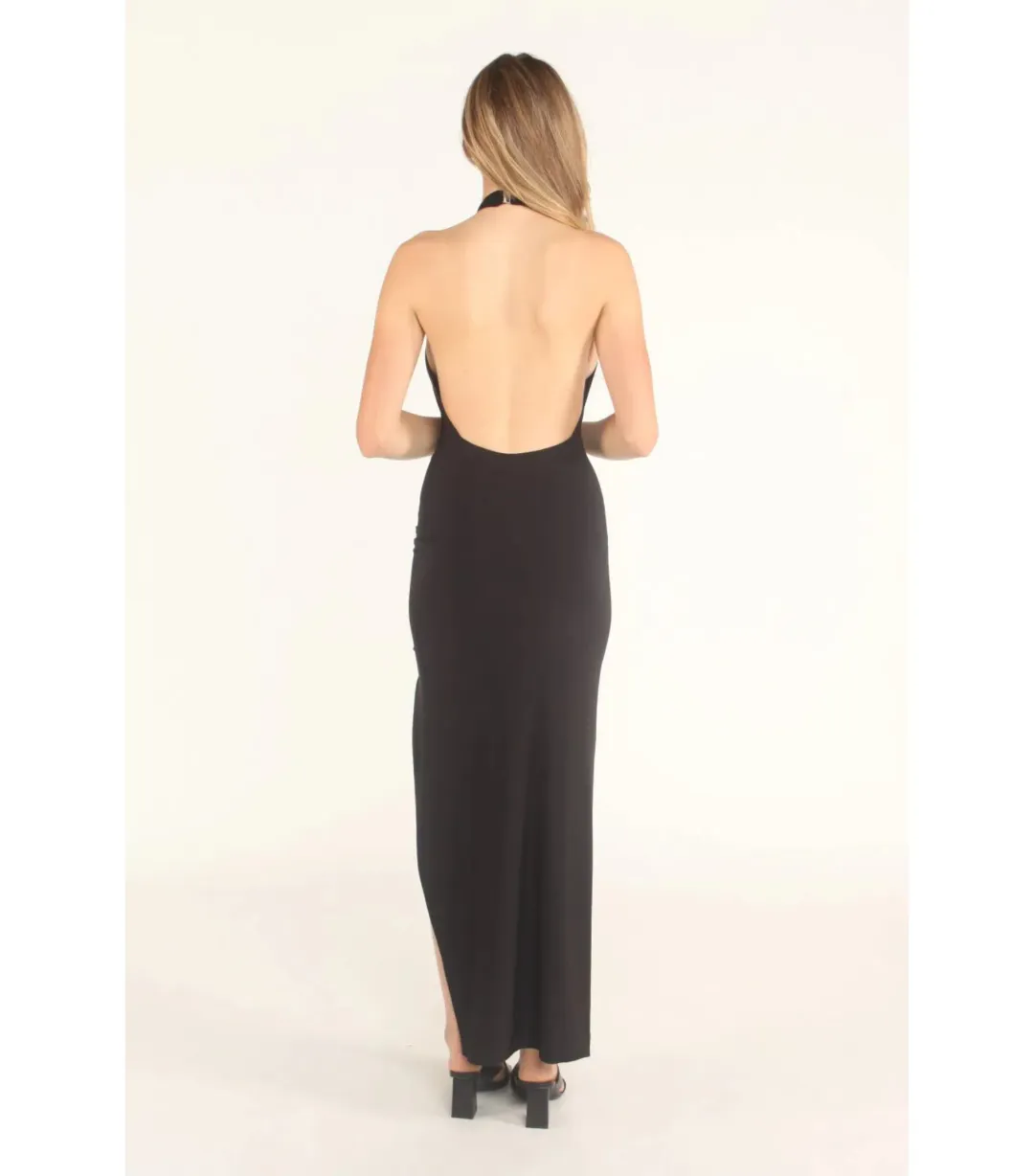 Natalie Rolt Sasha Gown Black Size 3 / AU 12 for rent on The Volte - main image