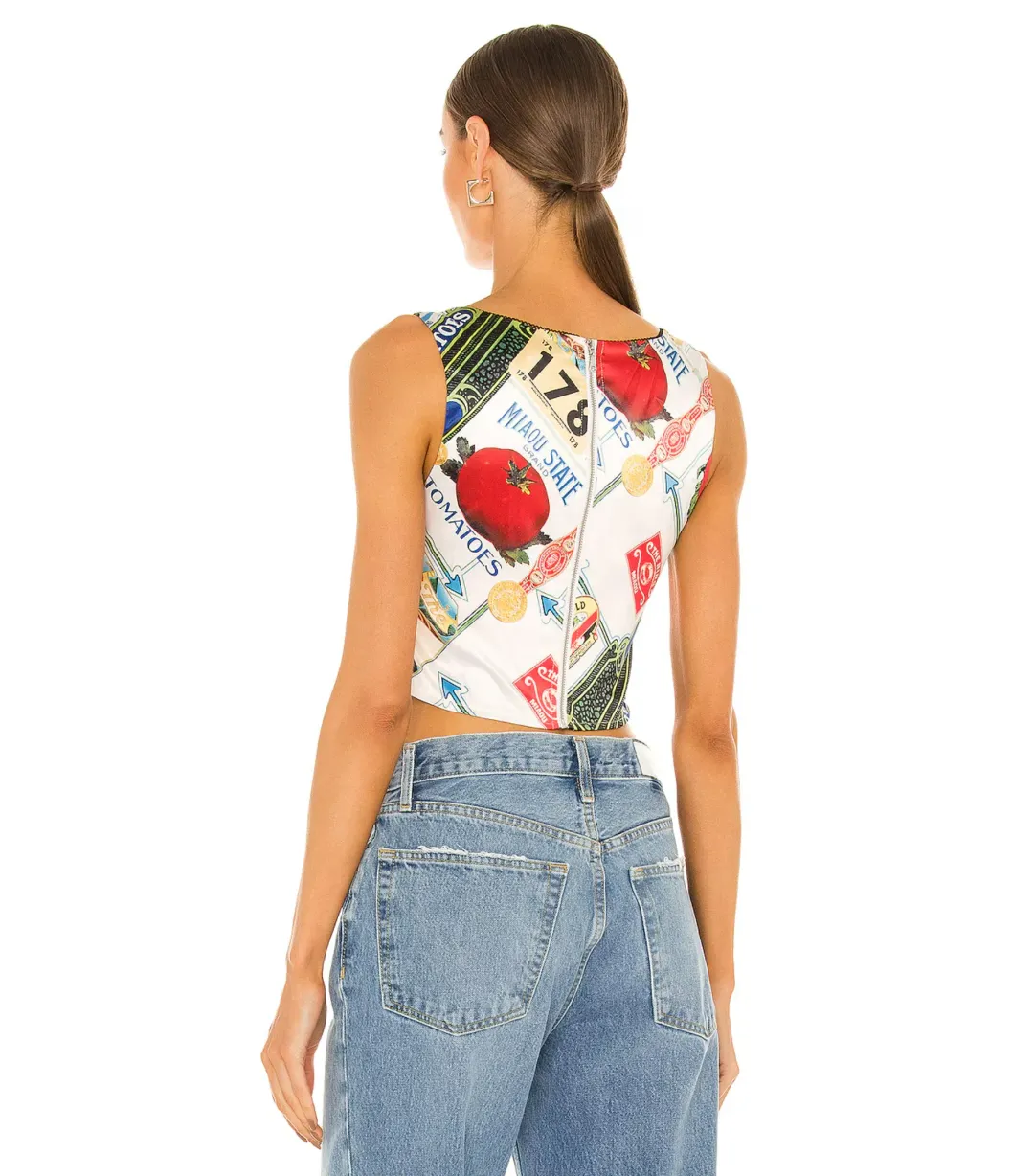 Miaou Campbell Corset in Figaro Size S / AU 8 for rent on The Volte - main image