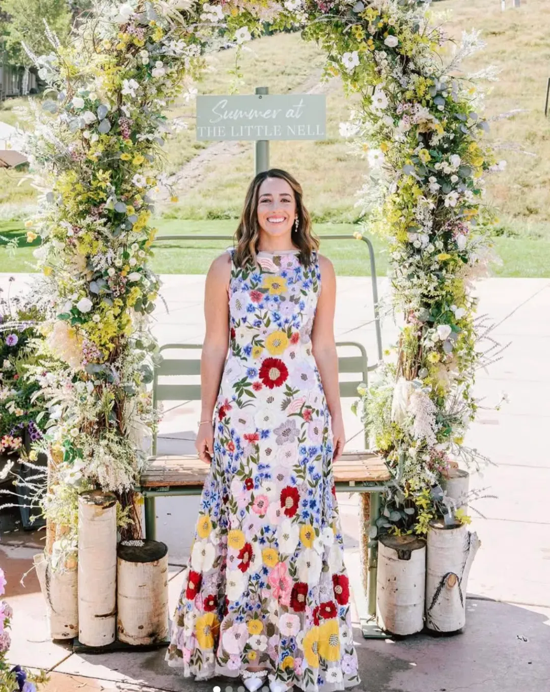 Rachel Gilbert Nya Gown Floral Size AU 8 for rent on The Volte - main image