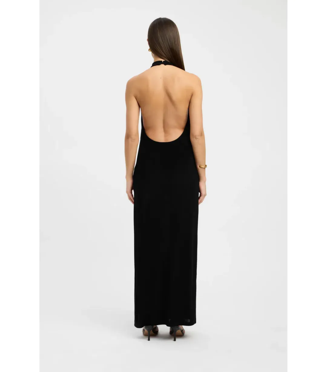 Kookai Erica Halter Dress in Black Size 38 / AU 10 for rent on The Volte - main image