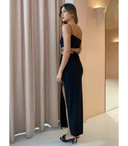 Bec & Bridge Dilkon Maxi Dress Black Size AU 10 for rent on The Volte - image 4