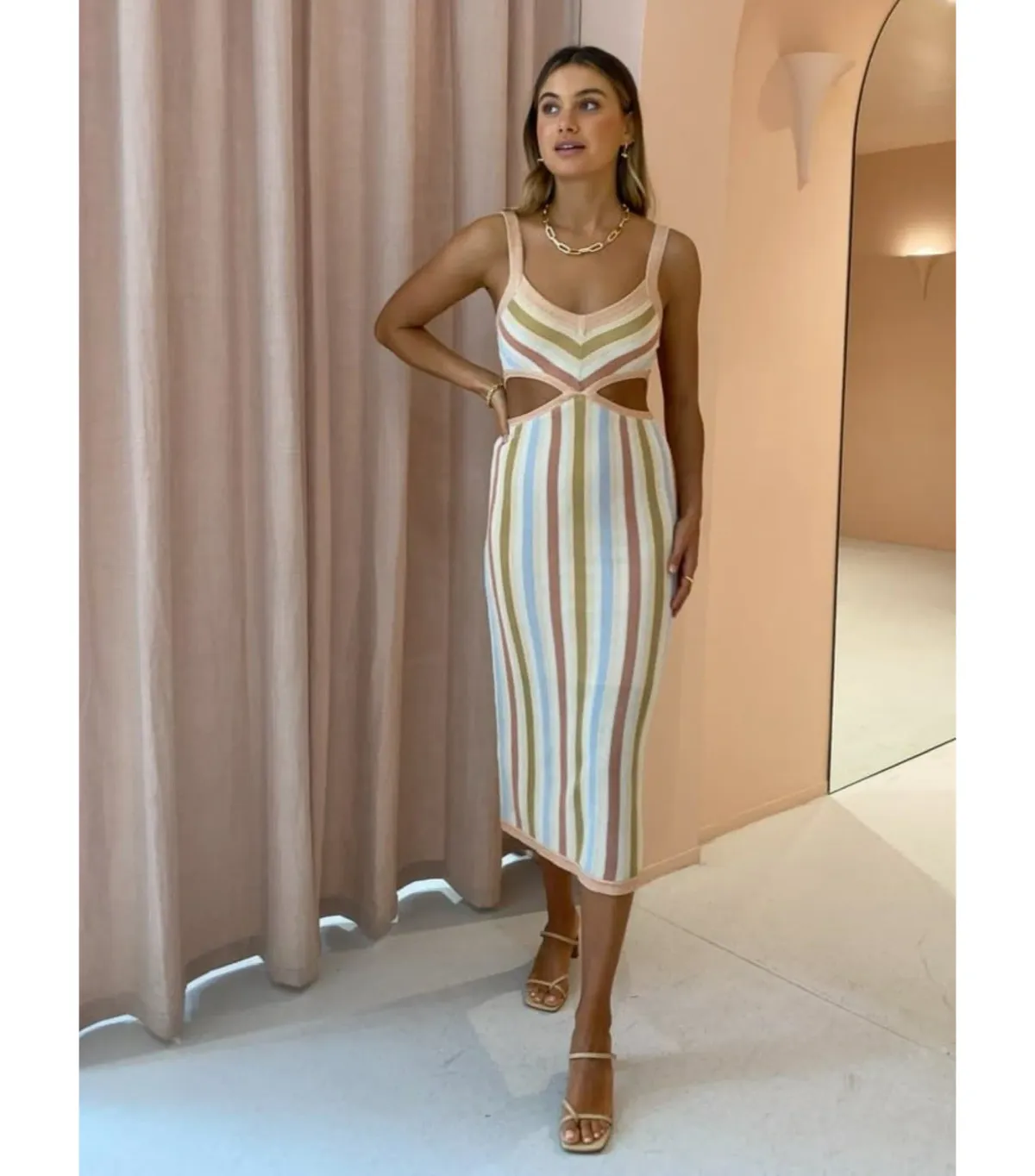 Suboo Isabel Knit Dress Multi Size S / AU 8 for rent on The Volte - main image