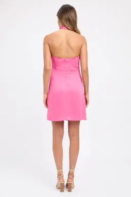 Kookai Milan Knot Mini Dress in Hibiscus Size 38 / AU 10 for rent on The Volte - image 3