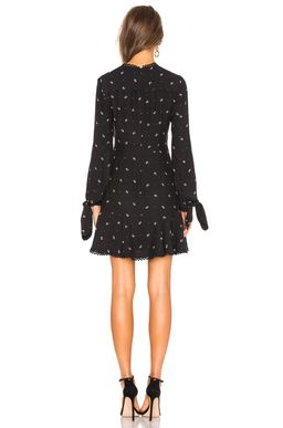 Lover the Label Foulard Mini Dress Black Size 12 for rent on The Volte - image 6