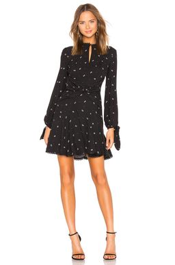 Lover the Label Foulard Mini Dress Black Size 12 for rent on The Volte - image 1