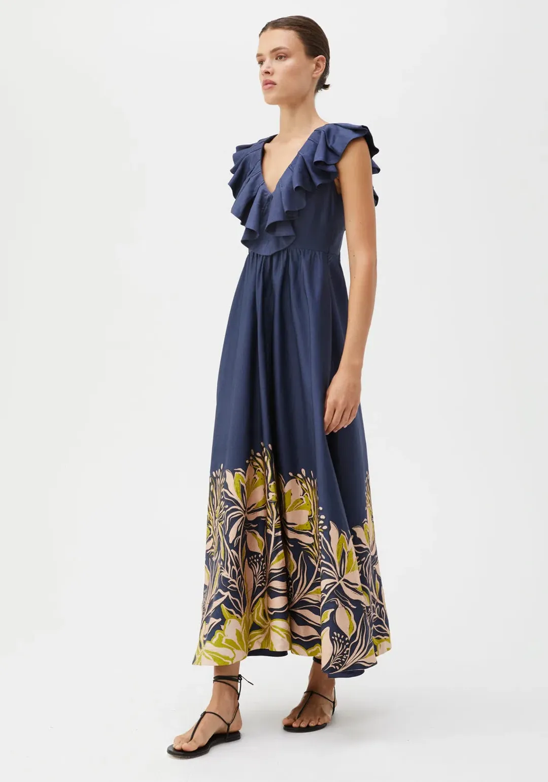 Morrison Valencia Maxi Dress Print Size 0/ AU 6 for rent on The Volte - main image