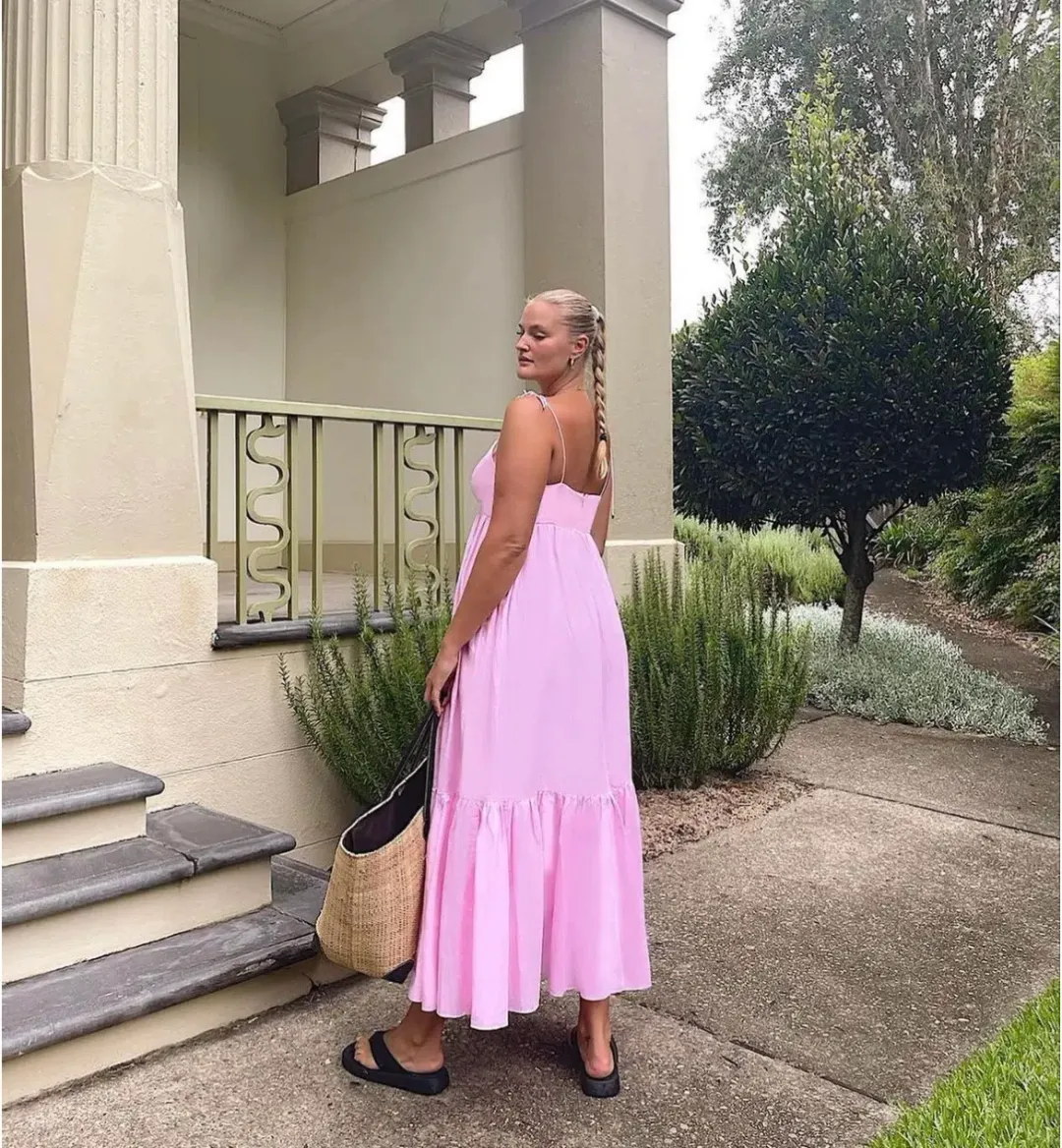 Steele Leonora Maxi Dress Pink Size M / Au 10 for rent on The Volte - main image
