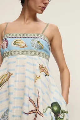 Alemais Bath House Sundress Print Size 16 for rent on The Volte - image 6