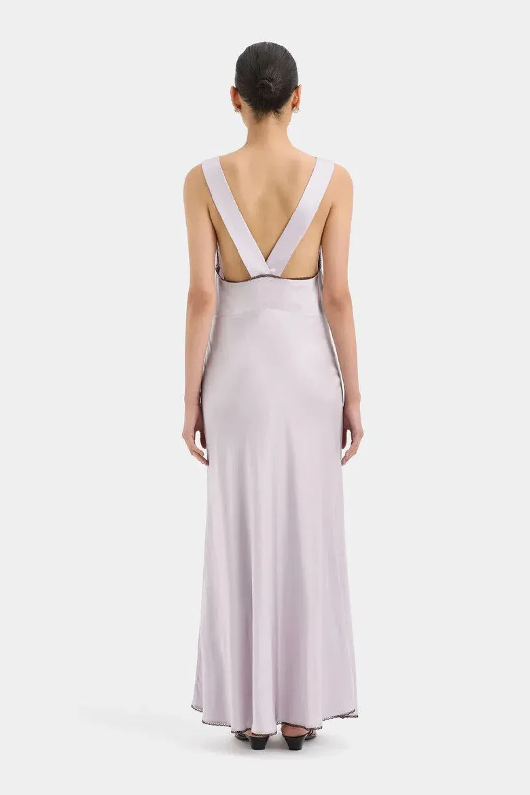 Sir the Label Aries Cut Out Gown Lilac Size 6 for rent on The Volte - main image