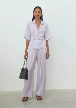  Viktoria and Woods Odyssey Shirt & Pilot Pants Set in Lavender Size 2 (AU 10) for rent on The Volte - image 1