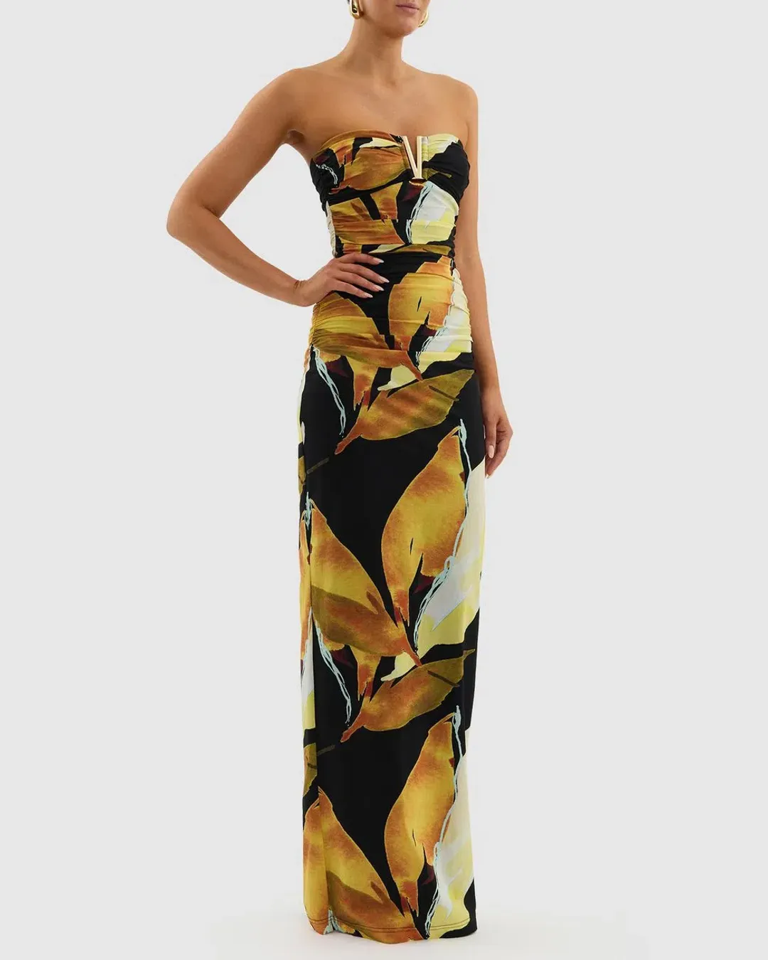 Rebecca Vallance Petals Of Paradise Gown Print Size 10 for rent on The Volte - main image