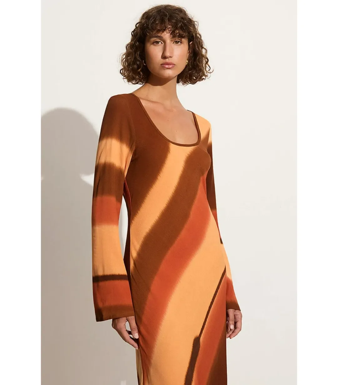 Faithfull the Brand Da Costa Maxi Dress Venezia Tie Dye Size AU 6 for rent on The Volte - main image