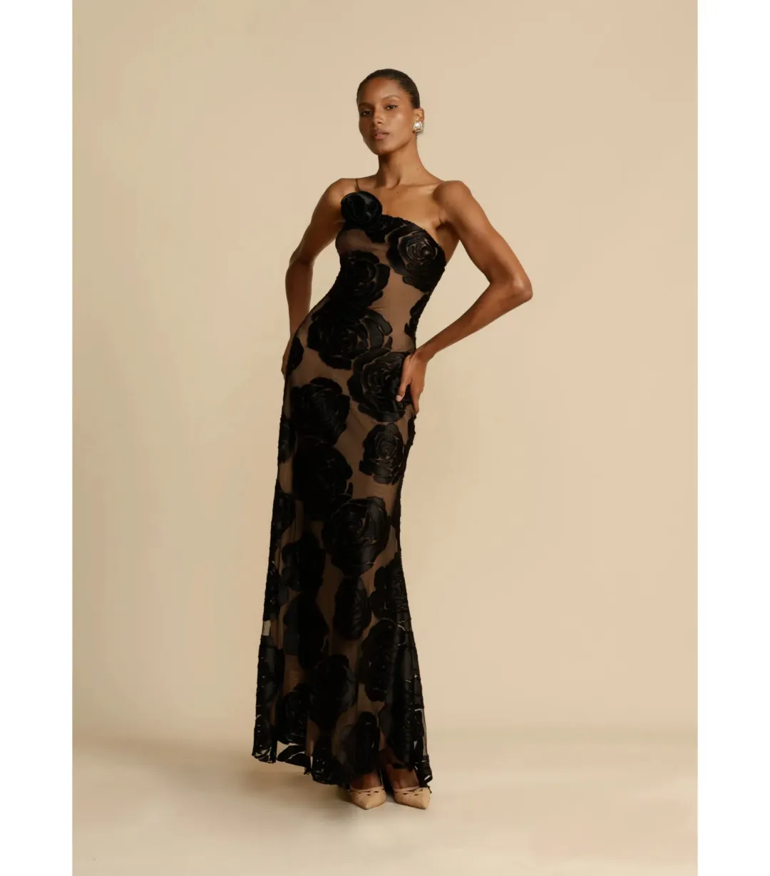Arcina Ori Marcella Dress Black Size M / AU 10 for rent on The Volte - main image
