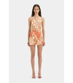 SIR The Label Como Twist Mini Dress in Paradiso Print Size 2 / AU 10  for rent on The Volte - image 1