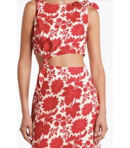 Sir the Label Cinta Knot Dress in Valentina Floral Size 1 / AU 8  for rent on The Volte - image 3