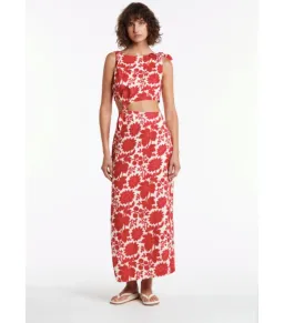 Sir the Label Cinta Knot Dress in Valentina Floral Size 1 / AU 8  for rent on The Volte - image 1