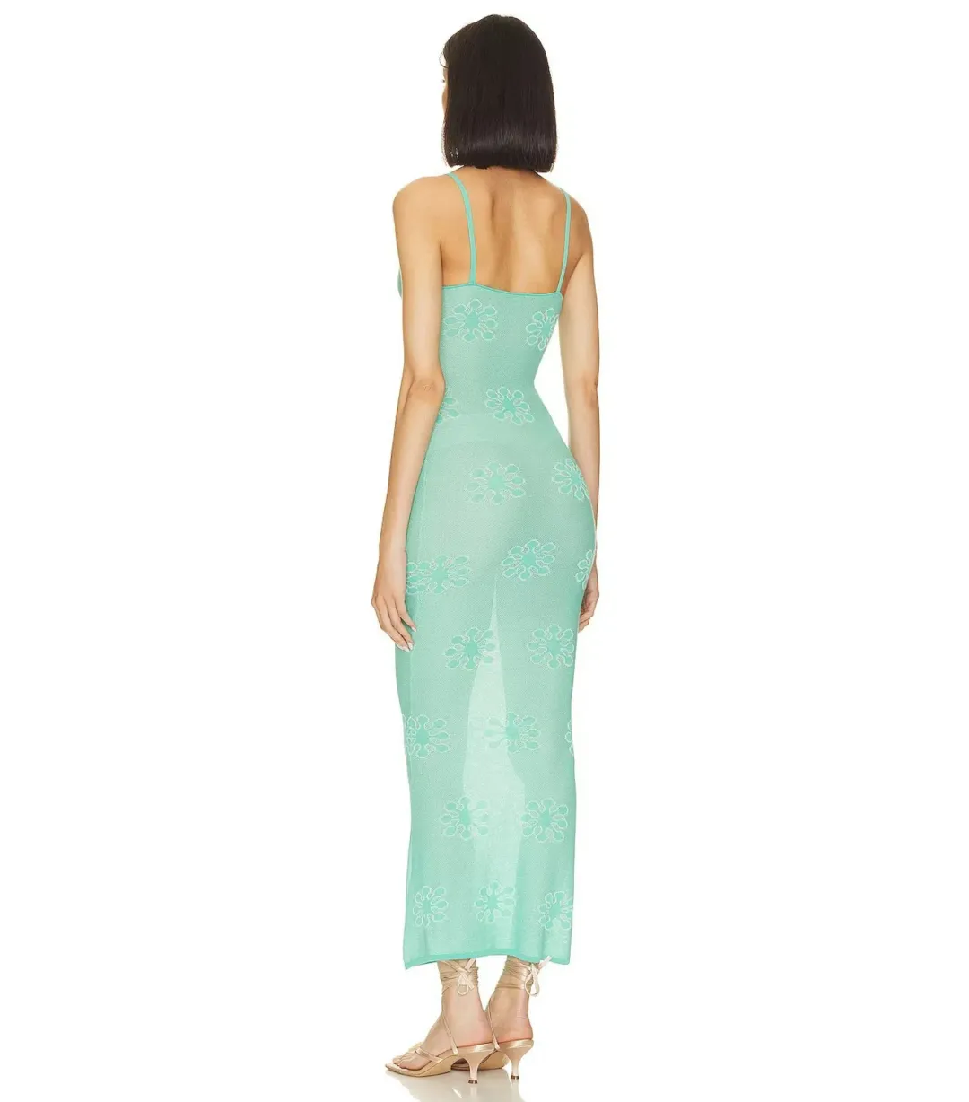 Asta Resort Delilah Dress in Aquamarine Size AU 8 for rent on The Volte - main image