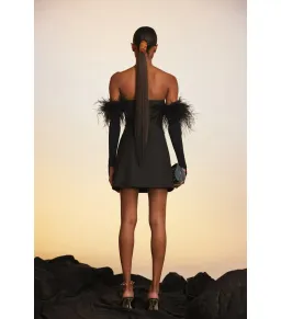 Cult Gaia Jaslene Dress Black Size AU 8 for rent on The Volte - image 3