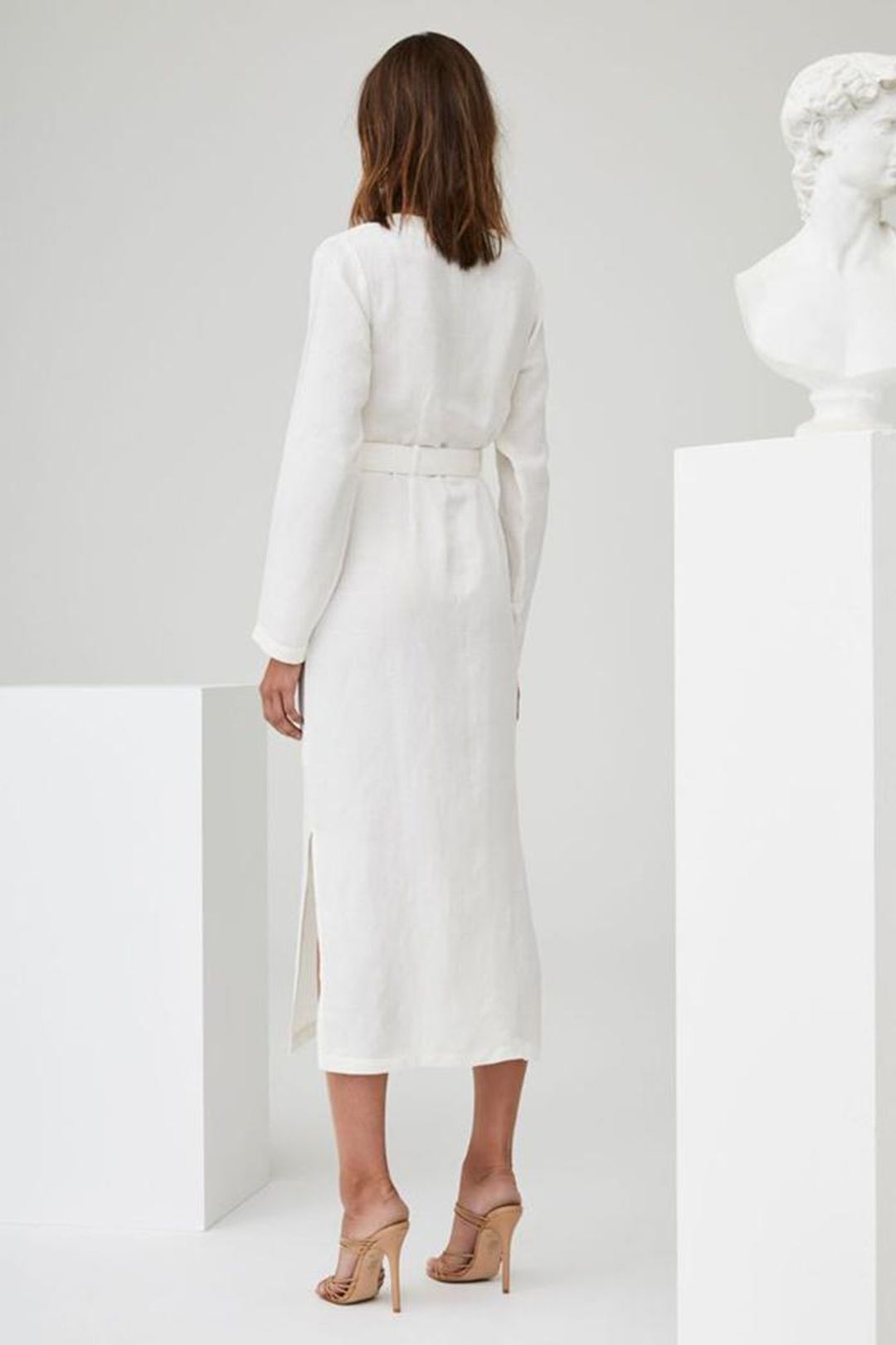 Sir The Label Emmanuel Midi Dress White | AU 10 for rent on The Volte - main image