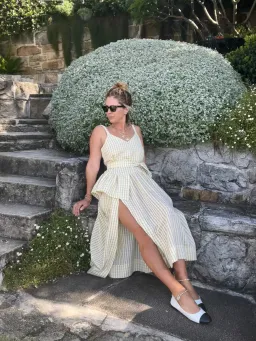 Sarah Jane Clark Bobo Dress Marigold Gingham Size 6 for rent on The Volte - image 4