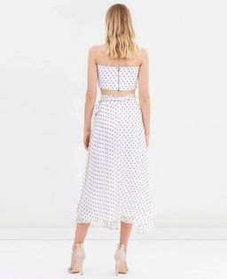 Bec & Bridge Little Cuba Tie Top & Skirt Polka Dot Print Size AU 8 for rent on The Volte - image 4