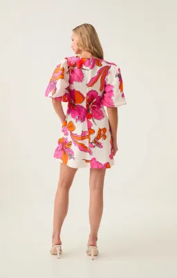 Aje overflow knotted mini dress size 12 for rent on The Volte - image 3