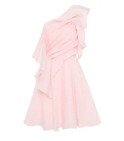 Aje Genesis Mini Dress Soft Pink Size AU 8 for rent on The Volte - image 5