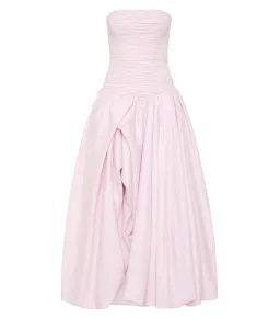 Aje Violette Bubble Hem Maxi Dress Pastel Pink Size AU 6 for rent on The Volte - image 3