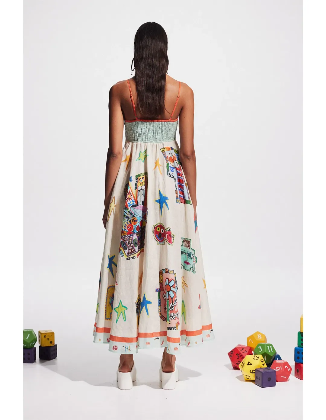 Alémais Players Sundress Multi Size AU 8  for rent on The Volte - main image