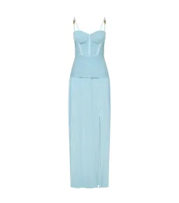 Manning Cartell Double Time Pleat Dress in Aqua Spritz Size AU 10 for rent on The Volte - image 5