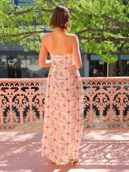 Aston Studio Lucie Dress in Hana Check Print Size AU 16 for rent on The Volte - image 3