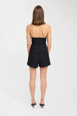 Kookai Ariel Double Belt Top Black Size 34 / Au 6 for rent on The Volte - image 3