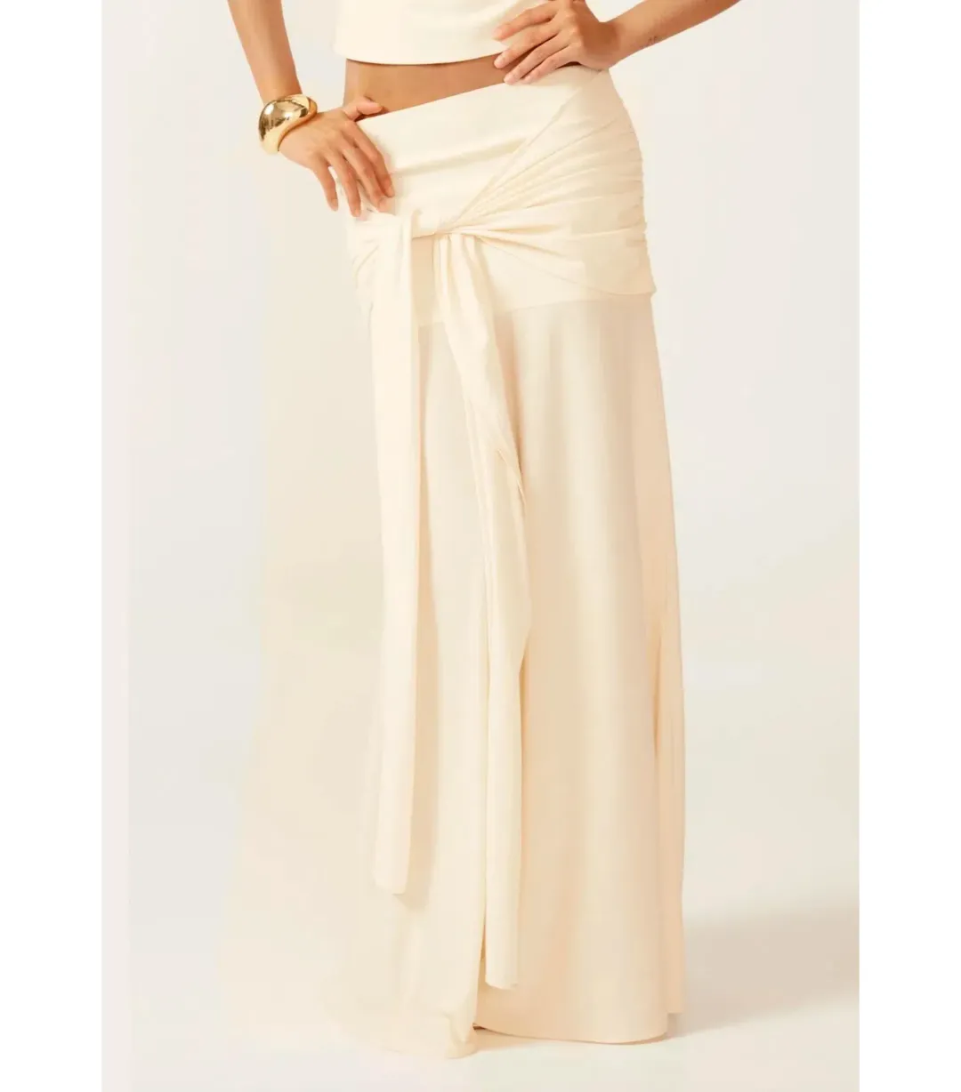 Ance Gria Jude Top and Skirt in Ivory Size S / AU 8 for rent on The Volte - main image