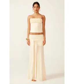 Ance Gria Jude Top and Skirt in Ivory Size S / AU 8 for rent on The Volte - image 1