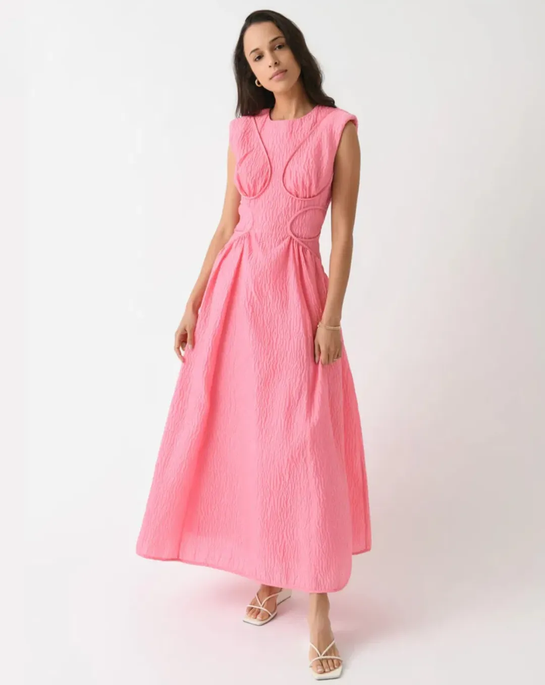 Rachel Gilbert Celia Dress Pink Size 4 / AU 14 for rent on The Volte - main image