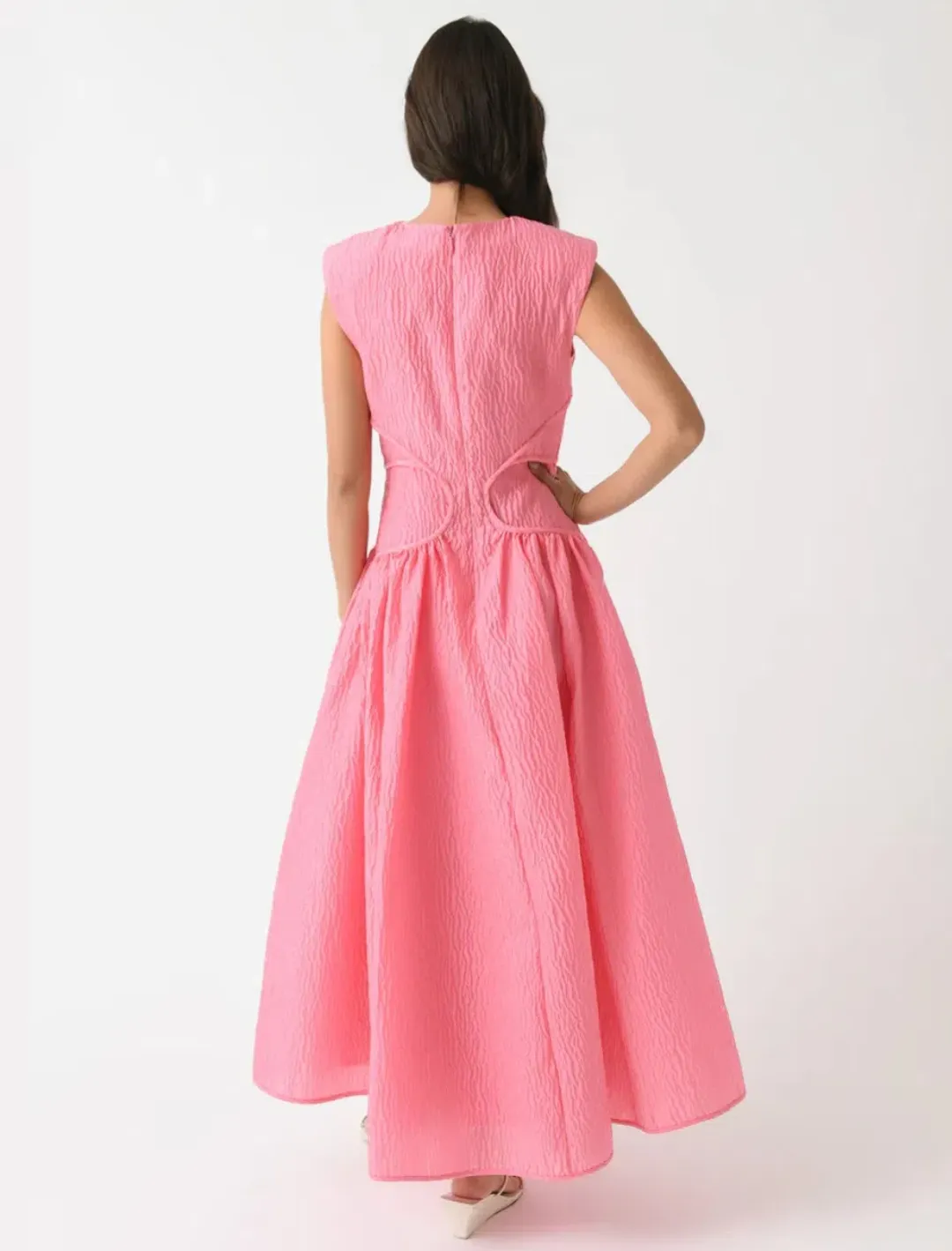 Rachel Gilbert Celia Dress Pink Size 4 / AU 14 for rent on The Volte - main image