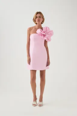 Aje Florence Mini Dress Lilac Blush Size 12 for rent on The Volte - image 2