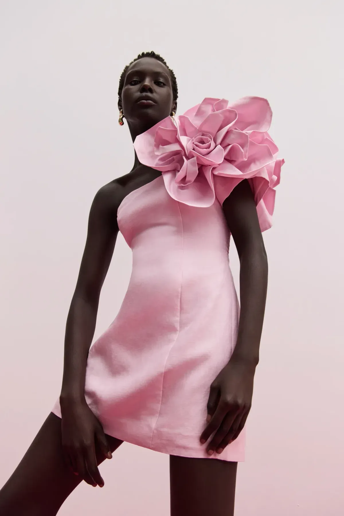 Aje Florence Mini Dress Lilac Blush Size 12 for rent on The Volte - main image