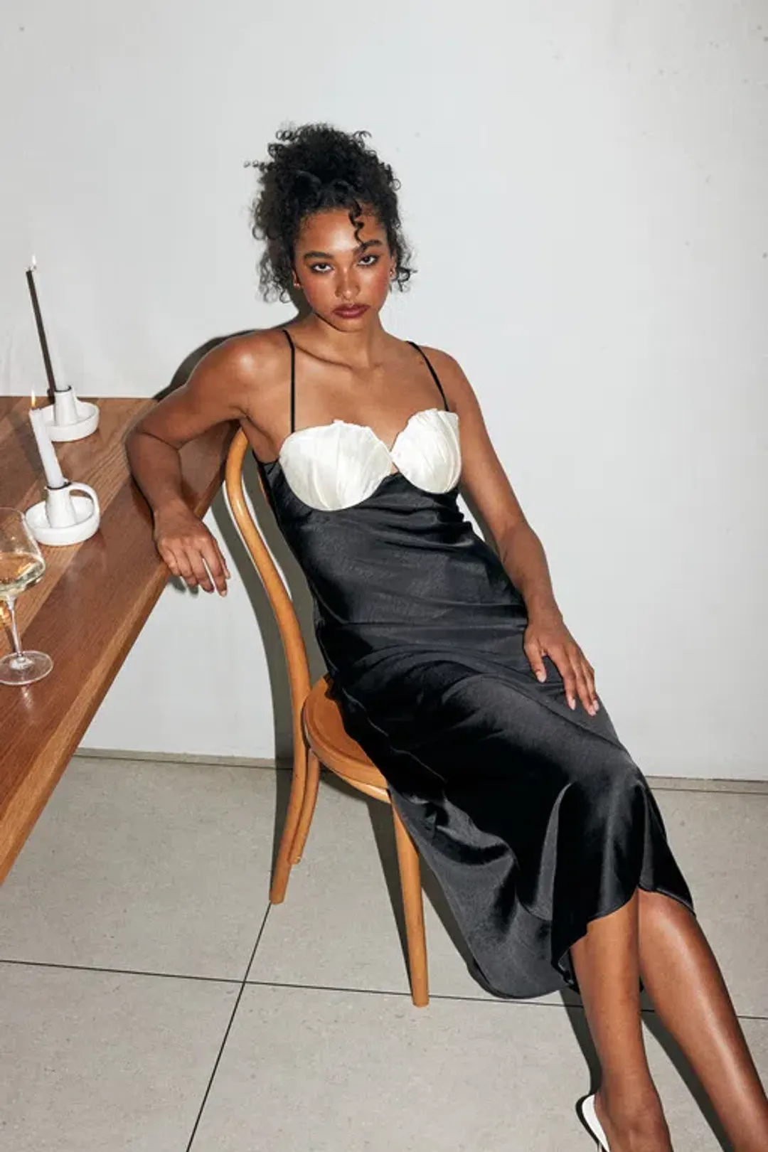 Rachel Gilbert Ryder Dress Black/Ivory Size 1 / AU 8 for rent on The Volte - main image