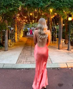 Arcina Ori Gaia Maxi Dress in Papaya Size XS / AU 6 for rent on The Volte - image 5